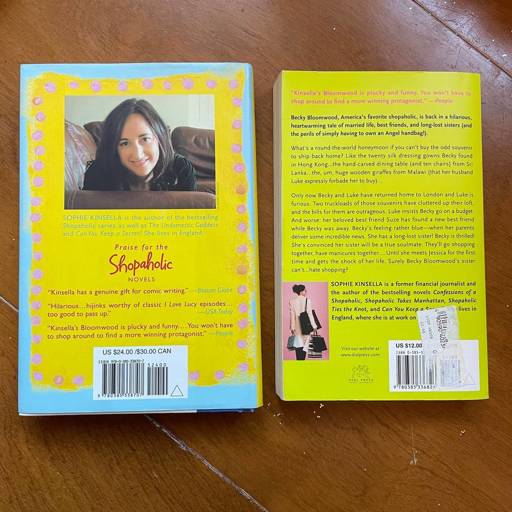 Sophie Kinsella Books 2 Shopaholic & Baby Shopaholic & Sister Humor Fiction - Picture 2 of 4